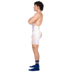 Barcode Berlin Body Backless Krish Blanc-Bleu